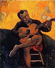 The Guitar Player by Paul Gauguin